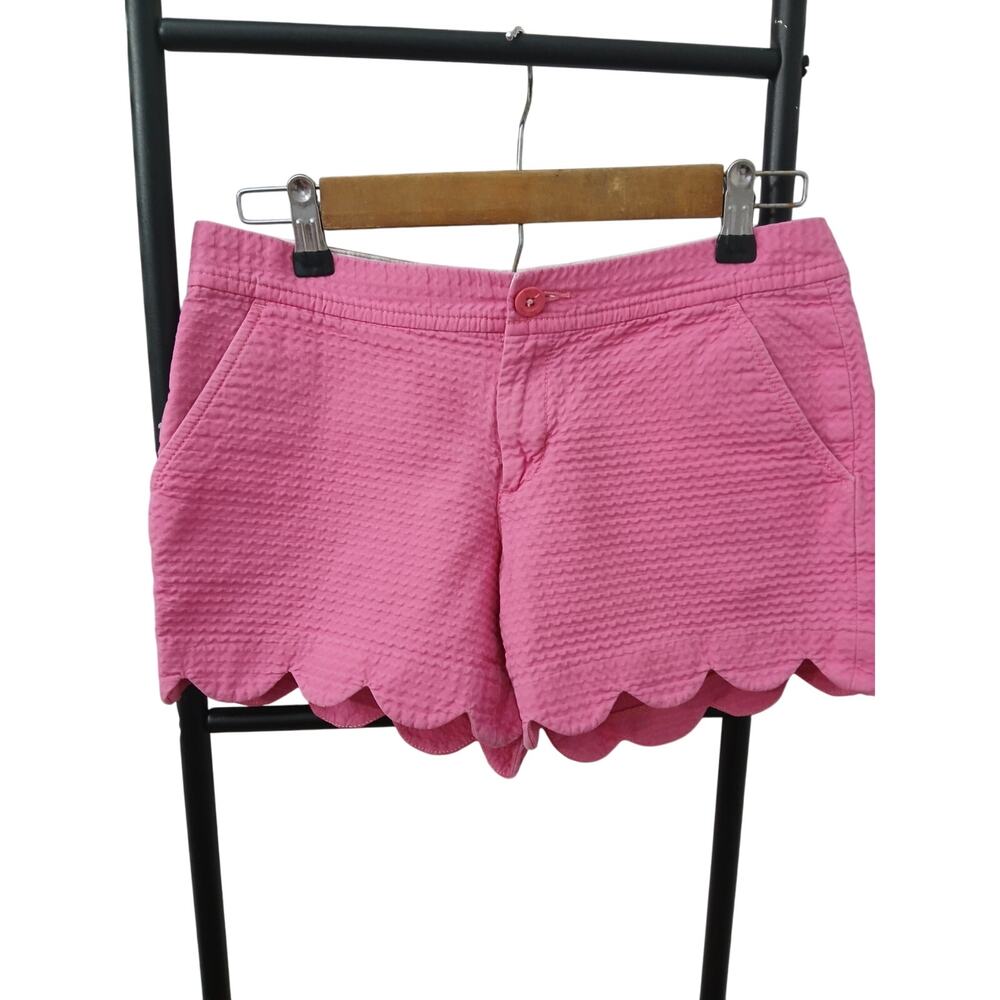 Lilly Pulitzer Pink The Buttercup Shorts w/ Pockets 100% Cotton 0